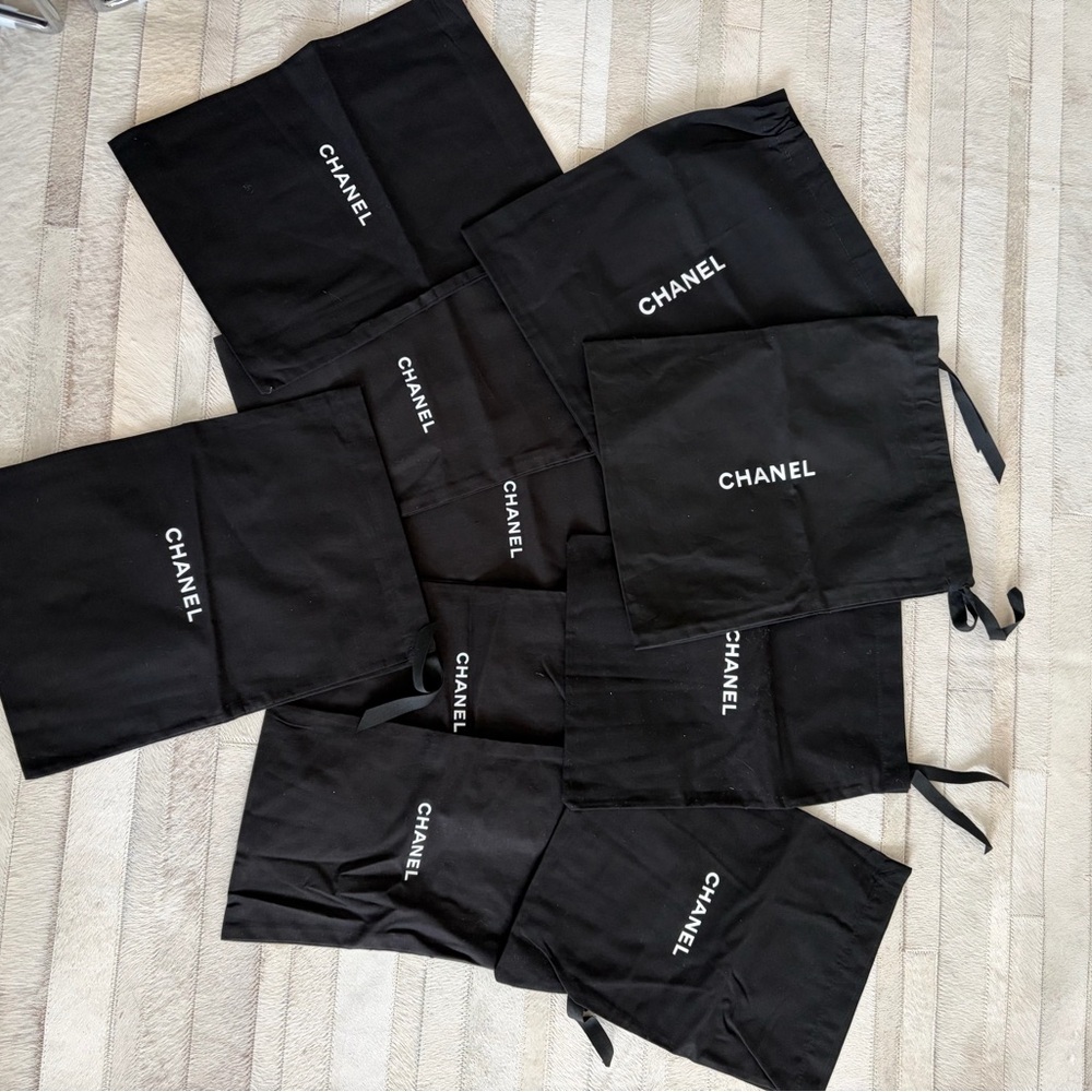 CHANEL Black Dust Bag Collection authentic